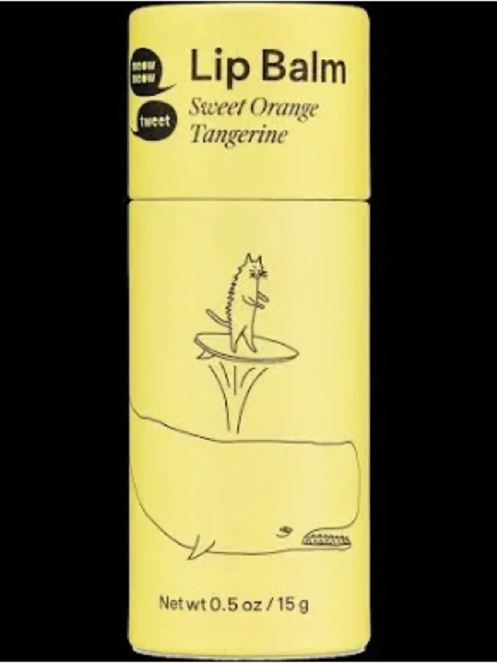 Natural Nontoxic Lip Balm Sweet Orange Tangerine NWT